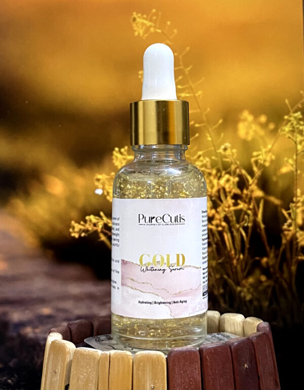 Gold Serum with Original Gold Particles by Purecutis: The Ultimate Skincare Luxury